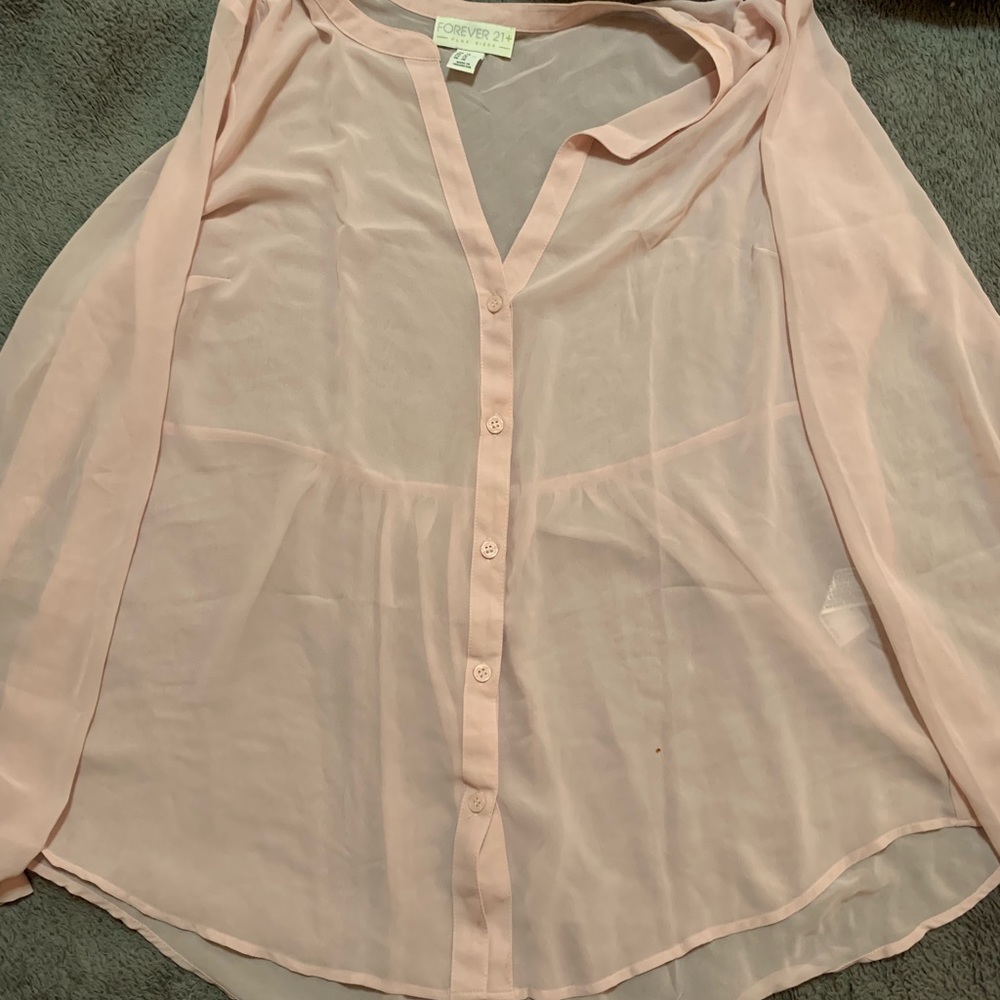Pink Sheer Blouse